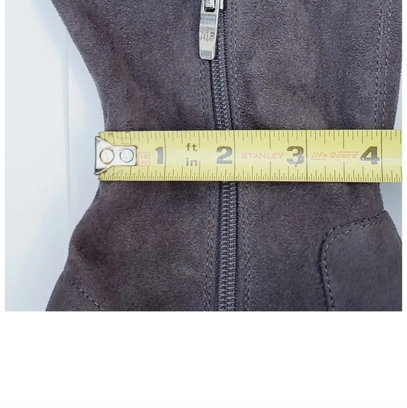 Marc Fisher Over The Knee grey suade boots - Picture 4 of 7